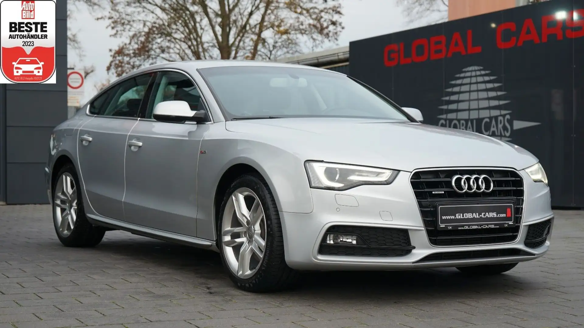 Audi A5 2.0 TFSi QU. SPORTBACK*S-LINE*KAMERA*KEYLESS* Silber - 1