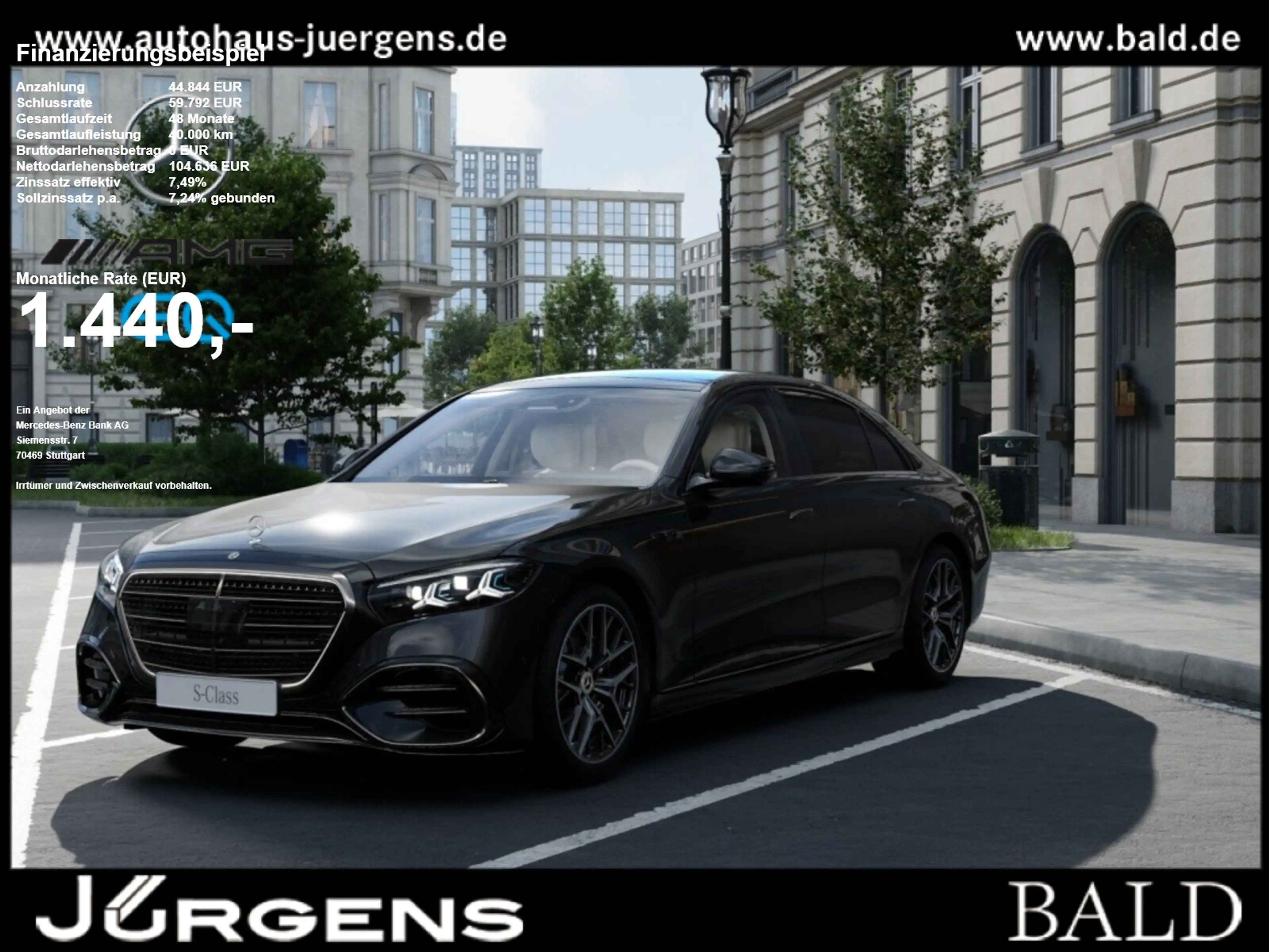 Mercedes-Benz S 450 d 4M L AMG-Sport/Pano/Super/Sitzkl/DIGITAL