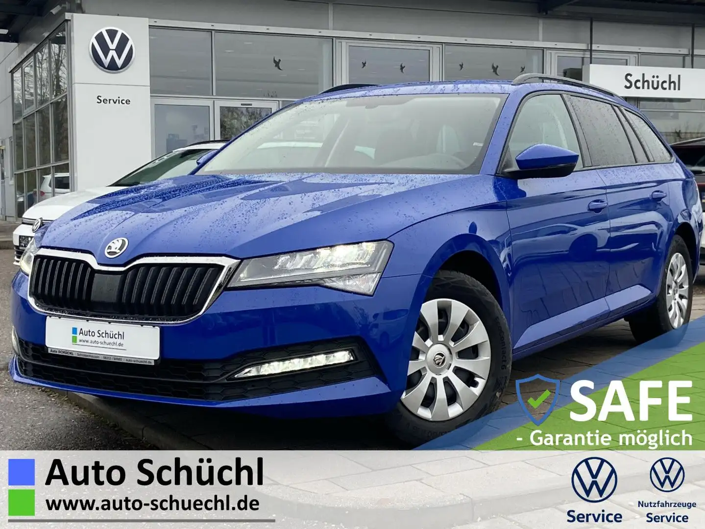 Skoda Superb Combi 1.5 TSI DSG NAVI+LED+SMART-LINK+VIR Blau - 1