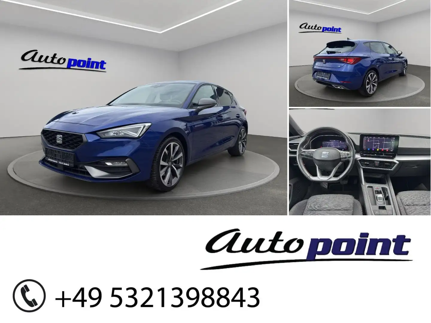 SEAT Leon FR 1.5 TSI MATRIX SMART AMBIENT 18" Blau - 1