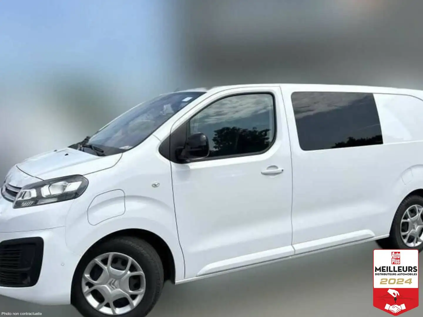 Citroen Jumpy E-JUMPY CAB APPROFONDIE M 100 KW BATTERIE 75 KWH Blanc - 2