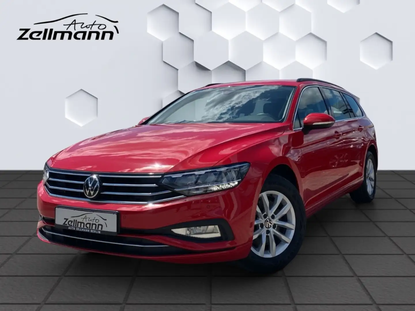 Volkswagen Passat Business 2.0TDI DSG LED PDC Rückfahrkamera ACC Nav Rood - 1