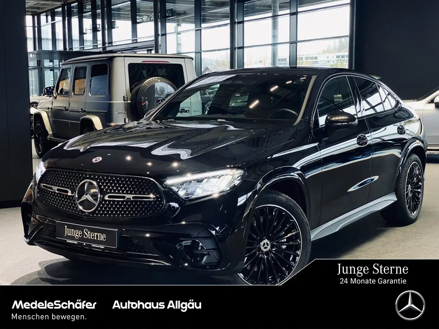 Mercedes-Benz GLC 200 GLC 200 4M Coupé AMG Night AHK LED KAM Ambie 20" Schwarz - 1