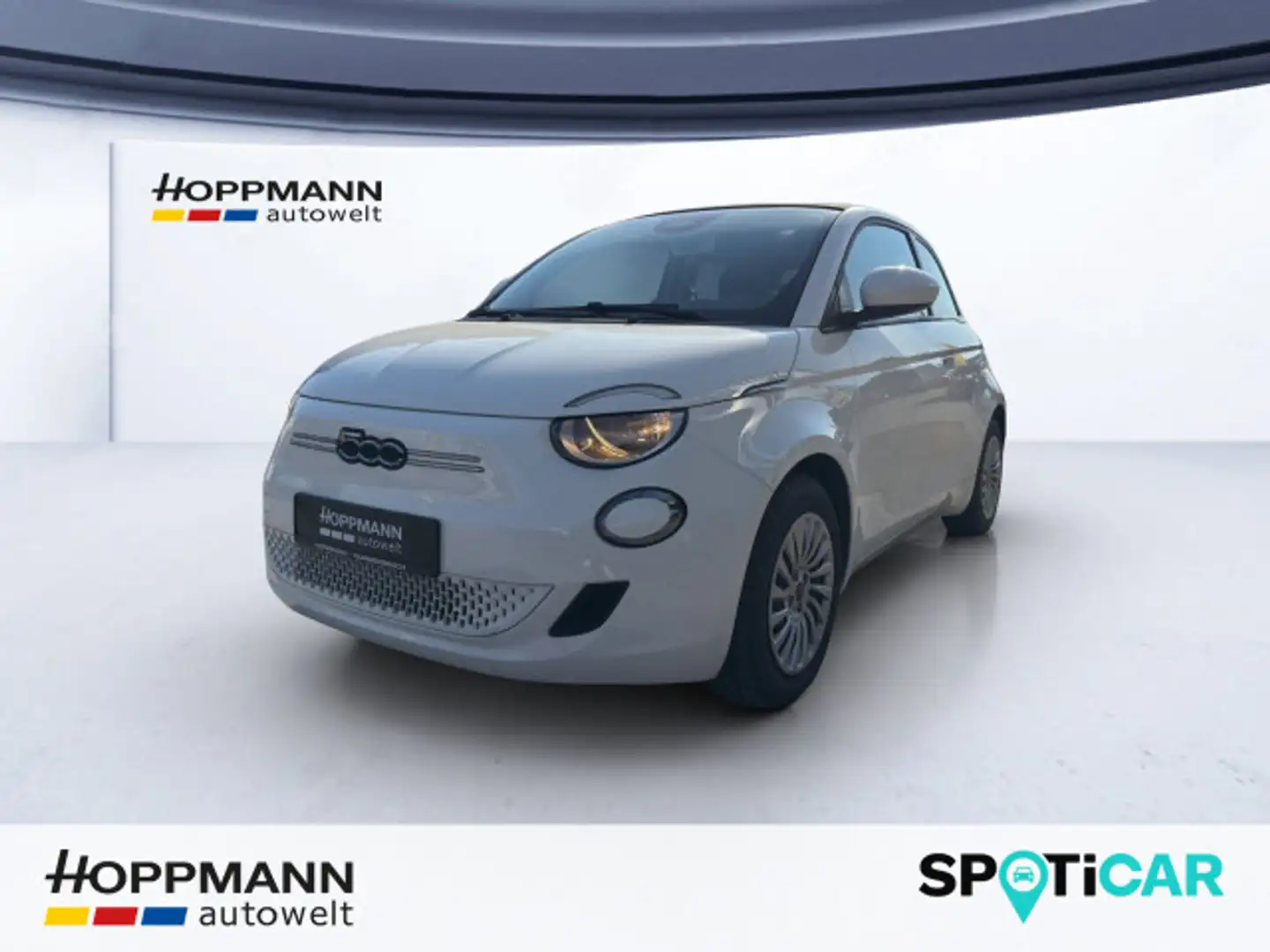 Fiat 500e + Wallbox Cabrio PDC LED CarPlay Blanc - 1