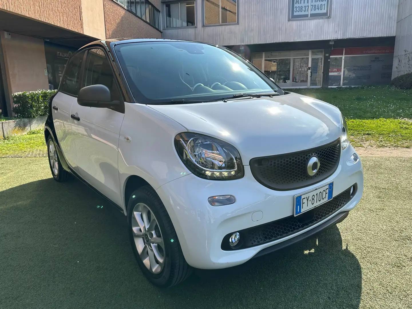 smart forFour 1.0 Youngster 71CV Twinam 67000KM OK NEOPATENTATI Blanc - 2