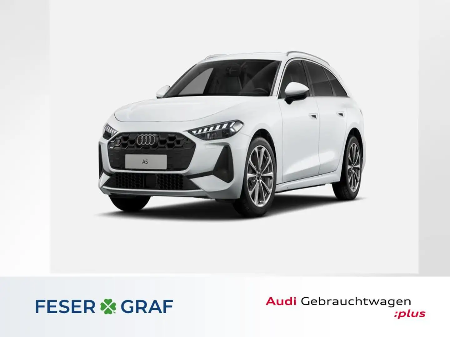 Audi A5 Avant TDI 150 kW S tro+HUD+ACC+B&O+RFK Weiß - 1