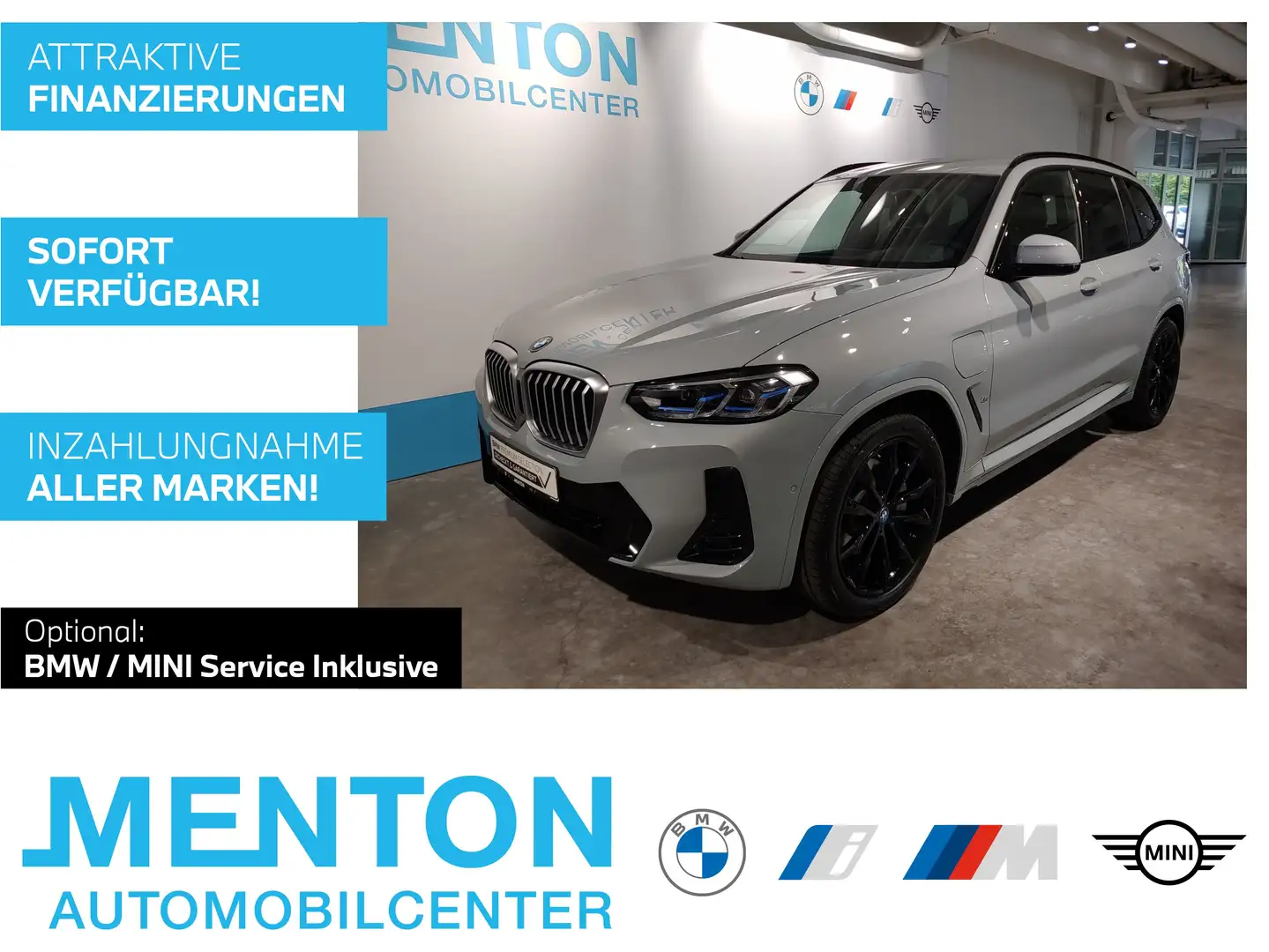 BMW X3 xDrive30e M-Sportpaket/HuD/AHK/Laserlicht/20" Gris - 1