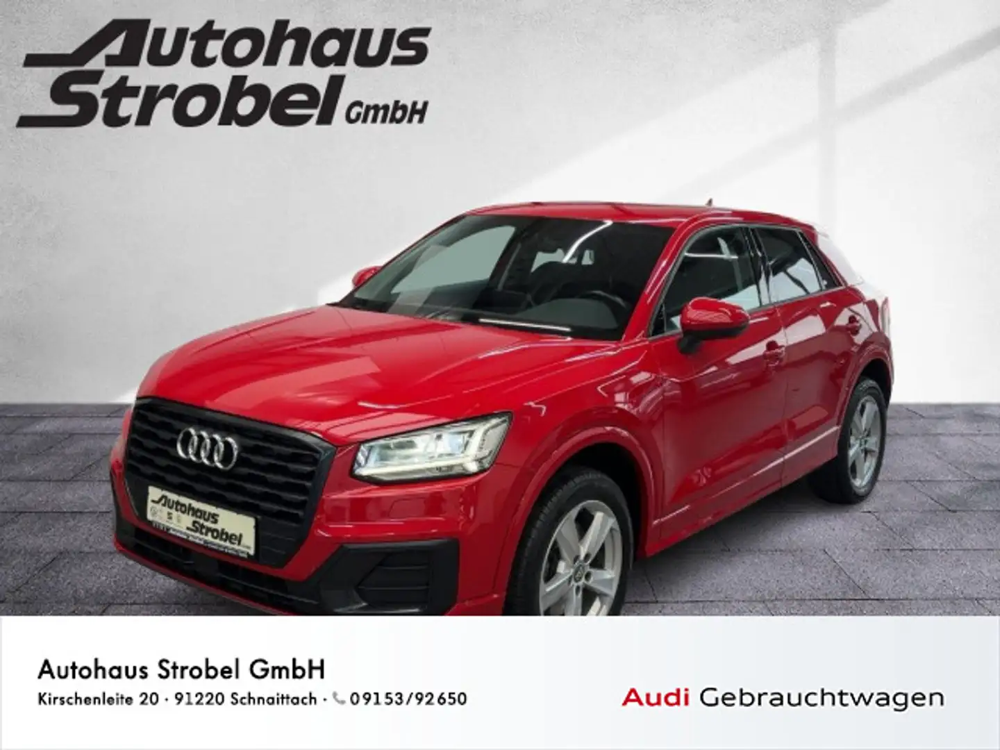 Audi Q2 1.4 TFSI Sport LED Tempo DAB+ Klima Einparkh. Rouge - 1