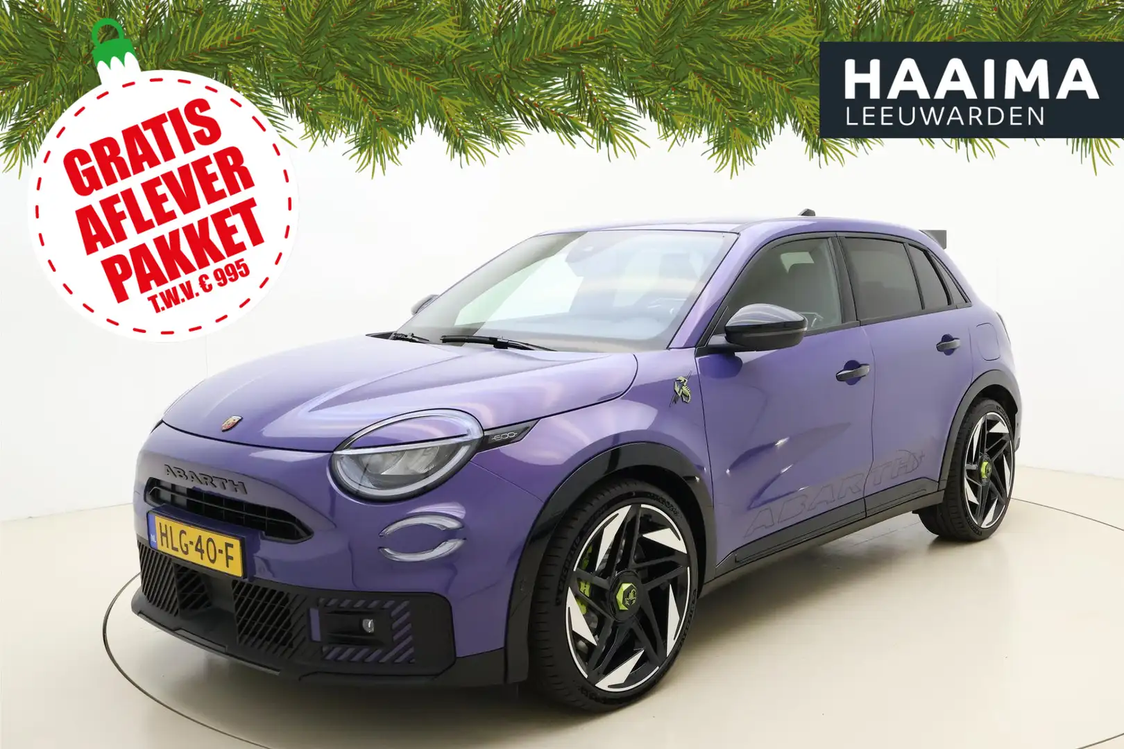 Abarth 600e Abarth Scorpionissima 54 kWh | €5.000,- demo voord Paars - 1