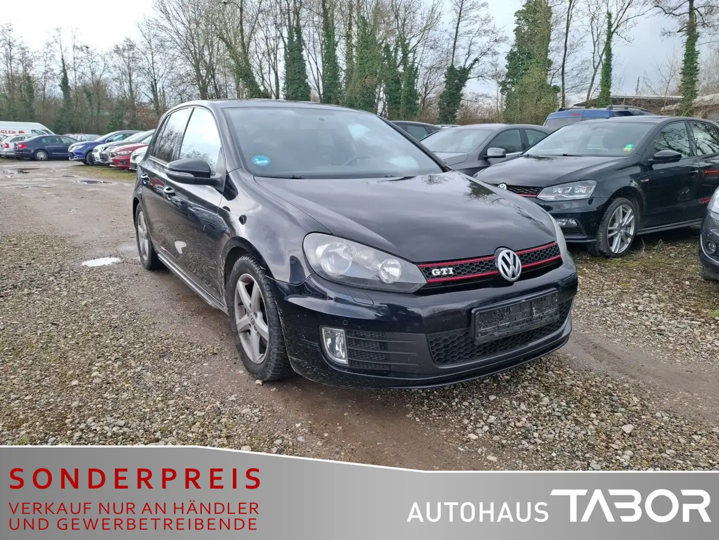 Volkswagen Golf VI GTI 2.0 TSI AHK PDC vo/hi GRA LM Schwarz - 2