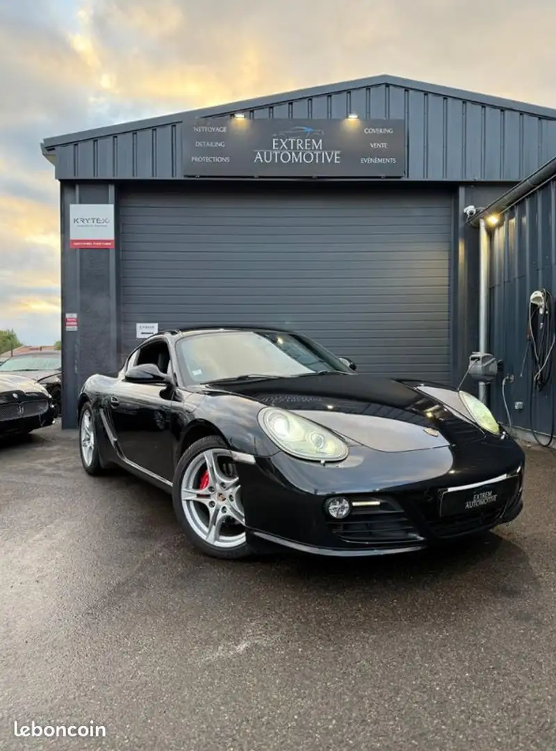 Porsche Cayman coupe 3.4 flat-6 320ch automatique arriere s Noir - 2