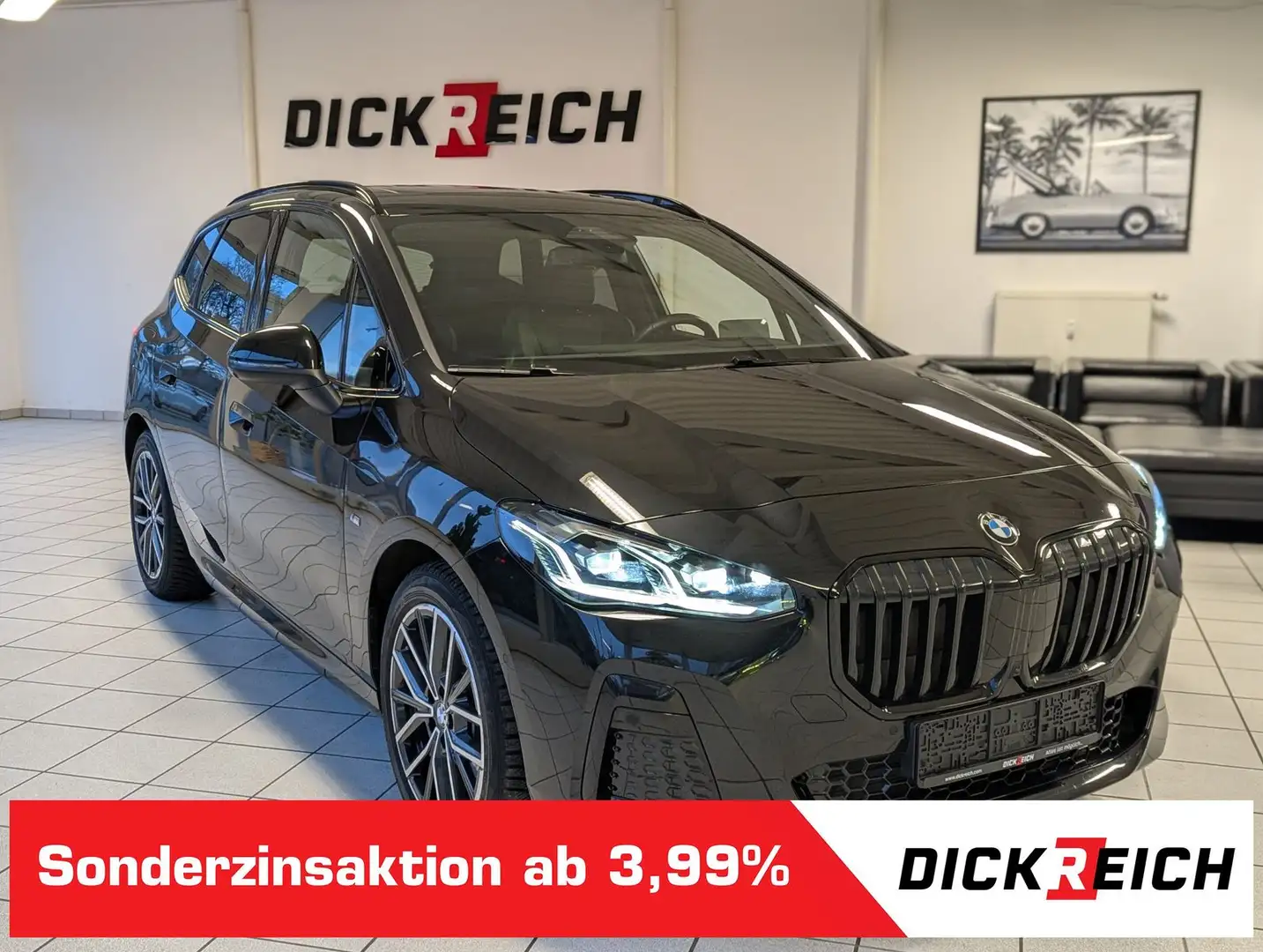 BMW 223 Active Tourer i xD M-Sport Pano H/K 360° AHK Noir - 1