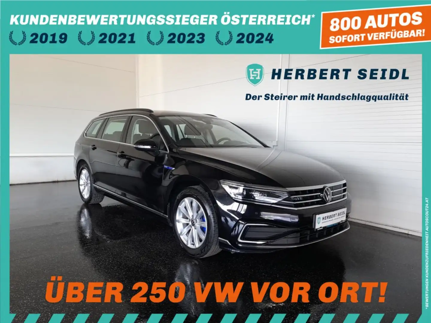 Volkswagen Passat Variant GTE PHEV DSG *MATRIX-LED / 17 ZOLL / NAVI / ACC / KAMERA / SPORT MASSAGESITZ / E-KLAPPE / KEYLESS* Schwarz - 1