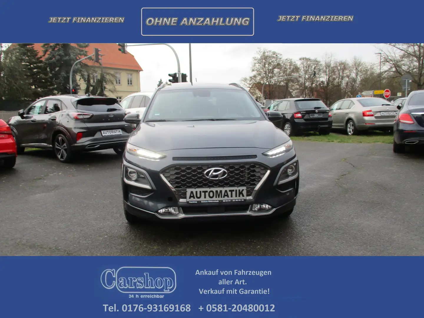 Hyundai KONA Premium 4WD / Vollausstattung ! ! ! Grau - 1