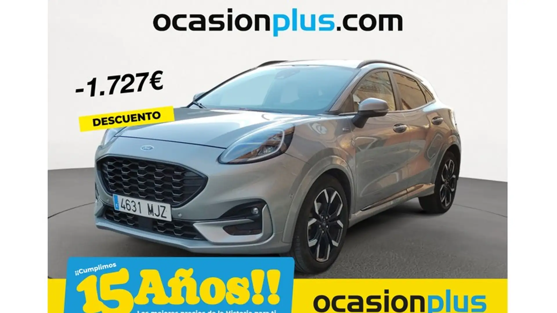 Ford Puma 1.0 EcoBoost MHEV ST-Line X Aut. 155 Gris - 1