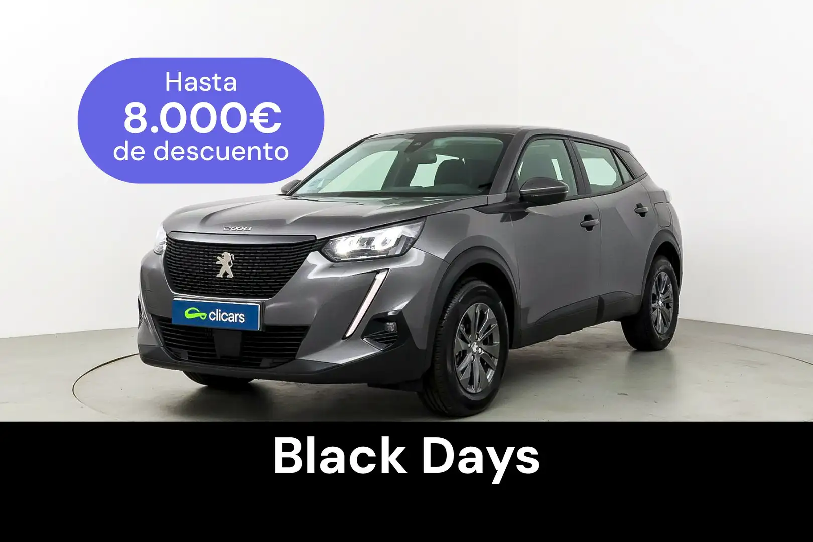 Peugeot 2008 1.5BlueHDi S&S Active Pack 110 Gris - 1
