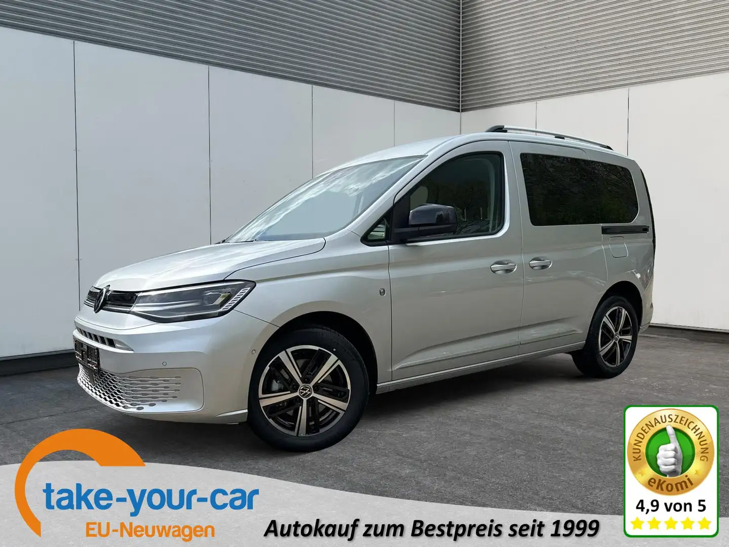 Volkswagen Caddy Style KAMERA+PARK ASSIST+READY 2 DISCOVER 1.5 T... Silber - 1