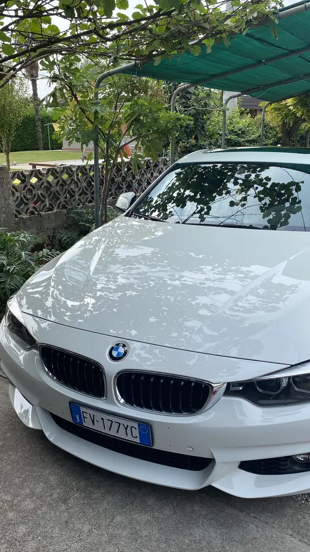 BMW 420 420d Coupe Msport Bianco - 2