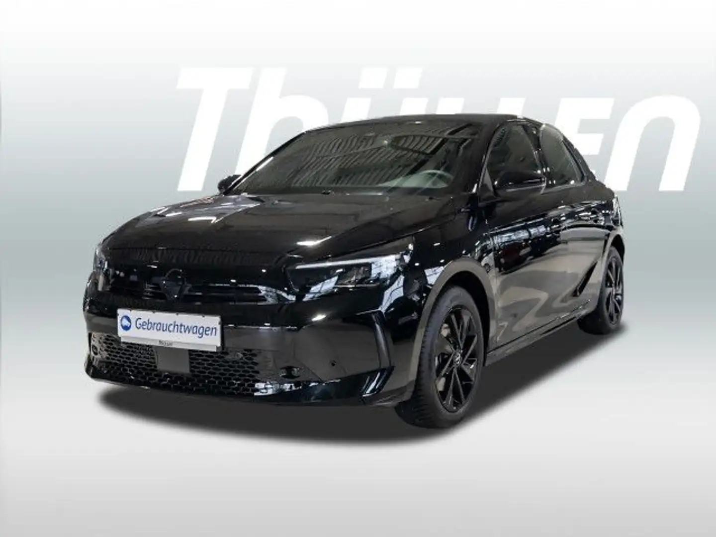 Opel Corsa GS 1.2 DI Turbo GJR Intellilux S/S AHK abneh Zwart - 1