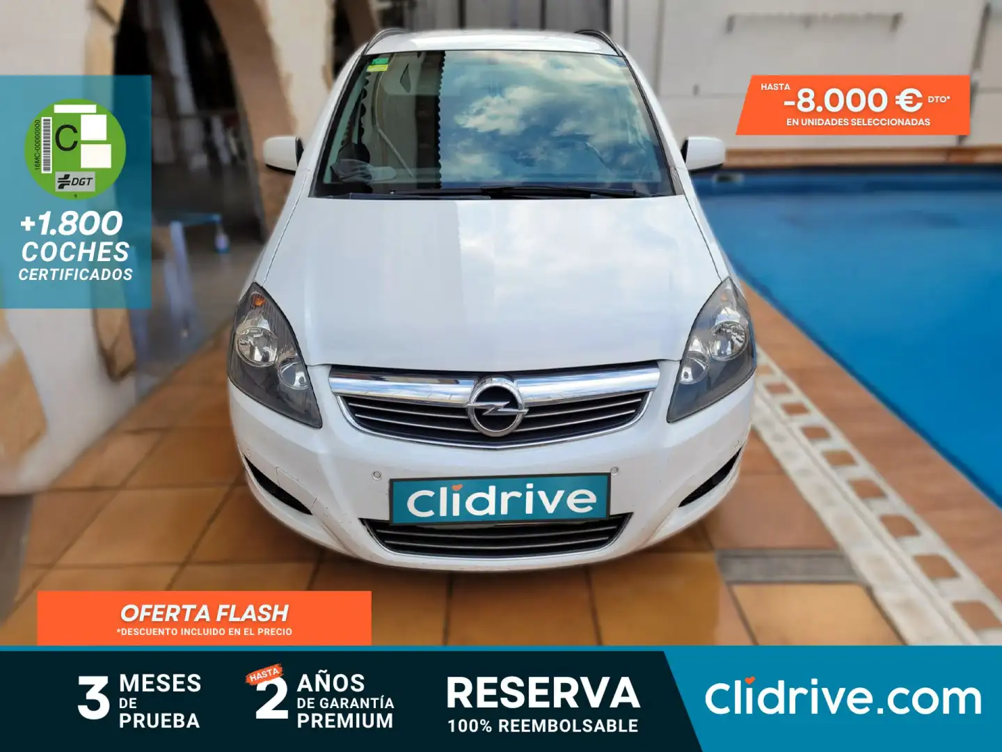 Opel Zafira 1.6 16v Family Blanco - 1