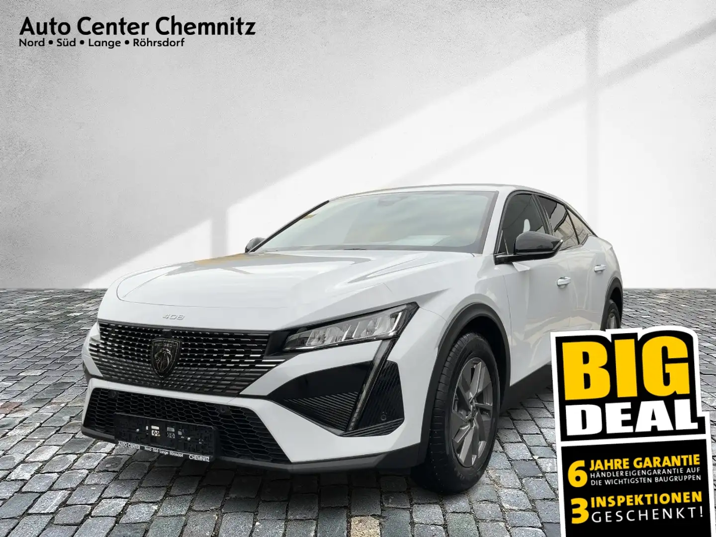 Peugeot 408 1.2 Hybrid 136 Allure Kamera LED Blanc - 1