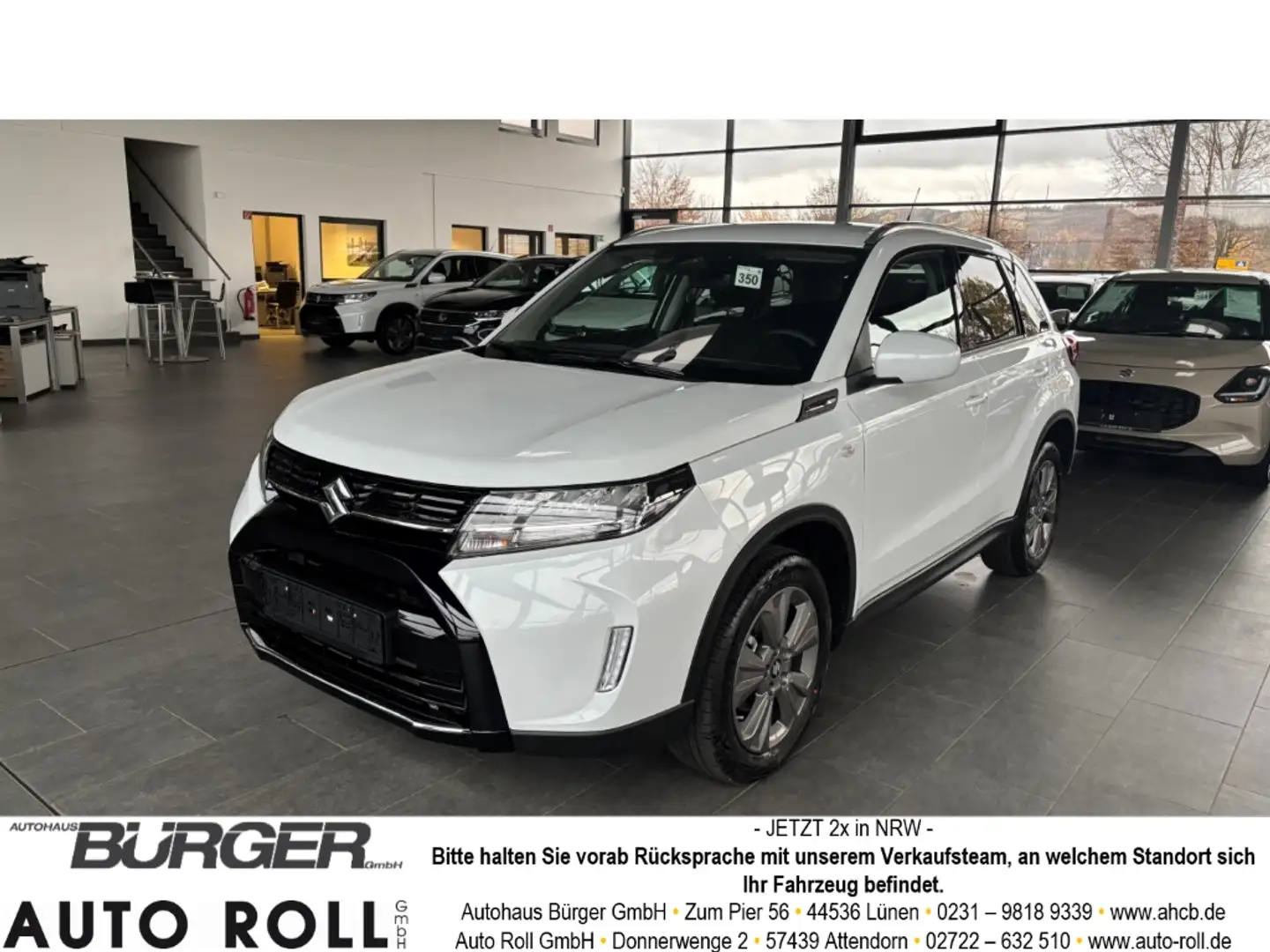 Suzuki Vitara 1.4 Comfort Facelift Navi LED Kamera ACC SitzHZG K Weiß - 1