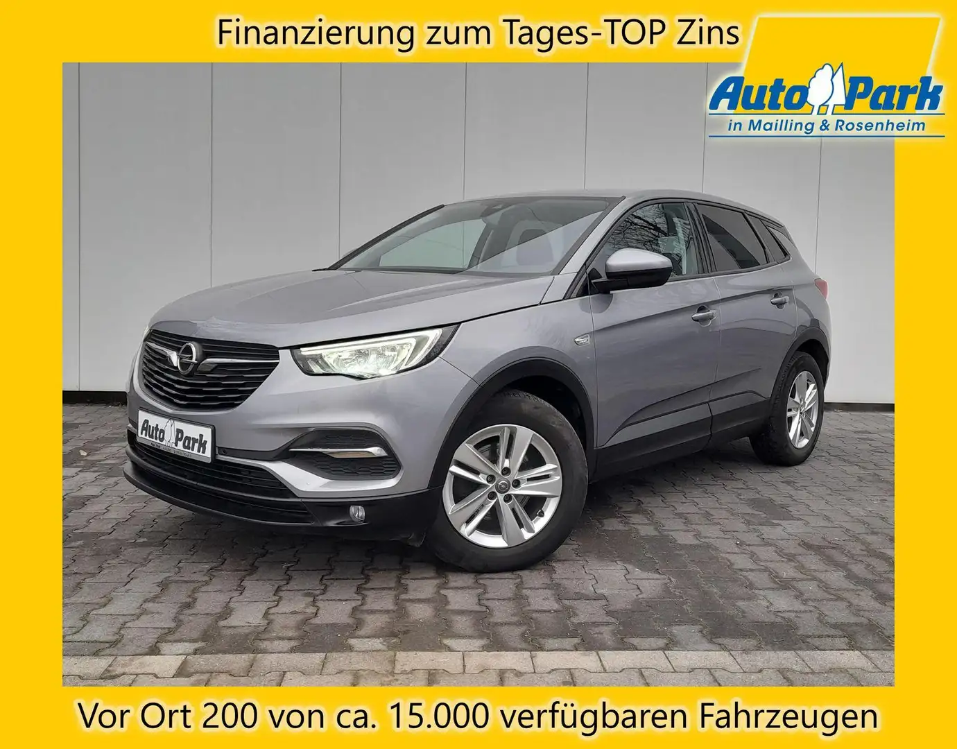 Opel Grandland X Edition NAVI/APP~LED~2xPDC~DAB~SHZ~ Grau - 2
