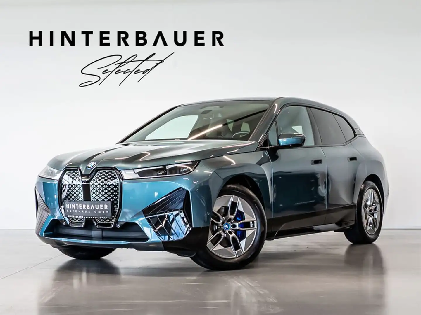 BMW iX 40 xDrive Sport*PANO*HARMAN KARDON*AHK*20'' Blauw - 1