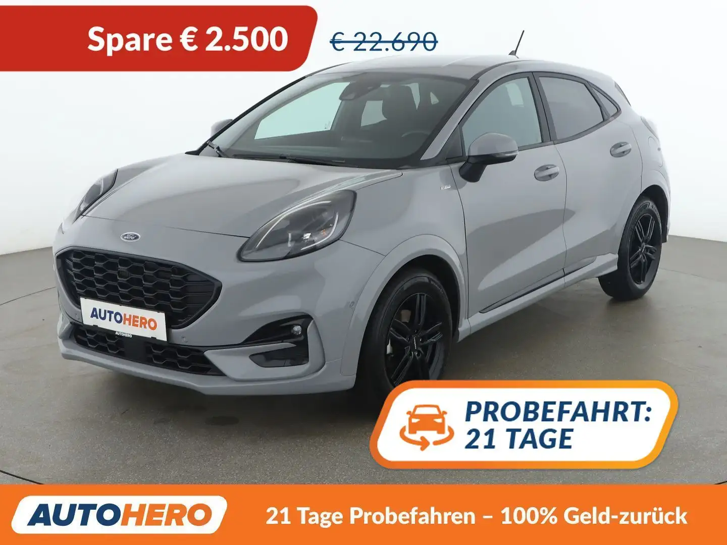Ford Puma 1.0 EcoBoost Mild-Hybrid ST-Line Grau - 1