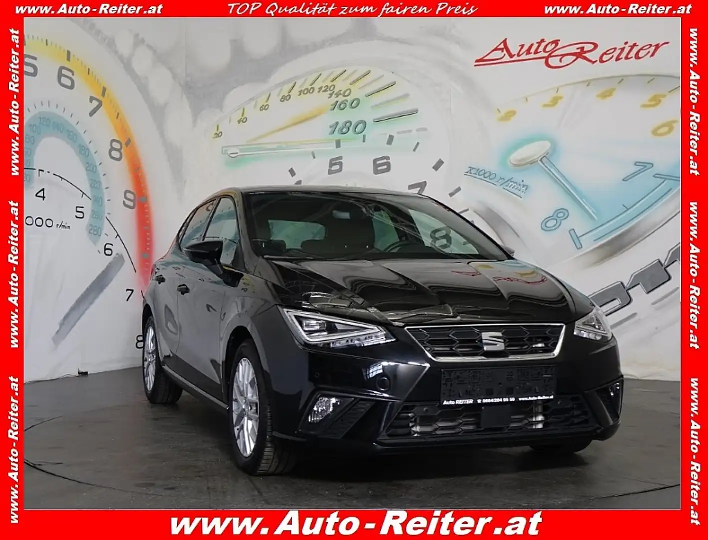 SEAT Ibiza 1,0 TSI FR DSG *LED, NAVI, ACC* Schwarz - 1