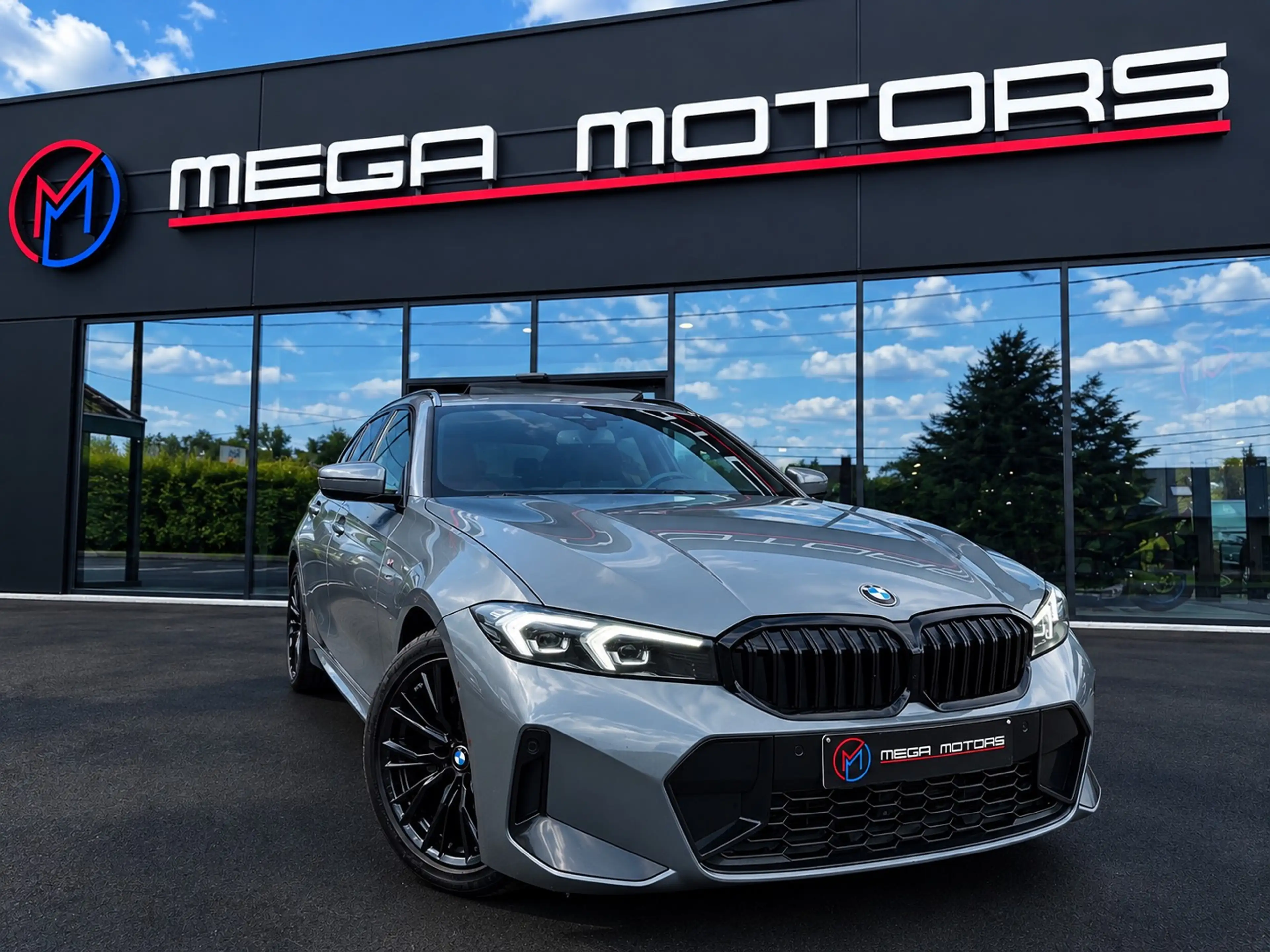 BMW 318 dAS PACK M" 122CV TVA/BTW PANO CUiR COGNAC CARPLAY CAMERA JA18"++ — photo 11