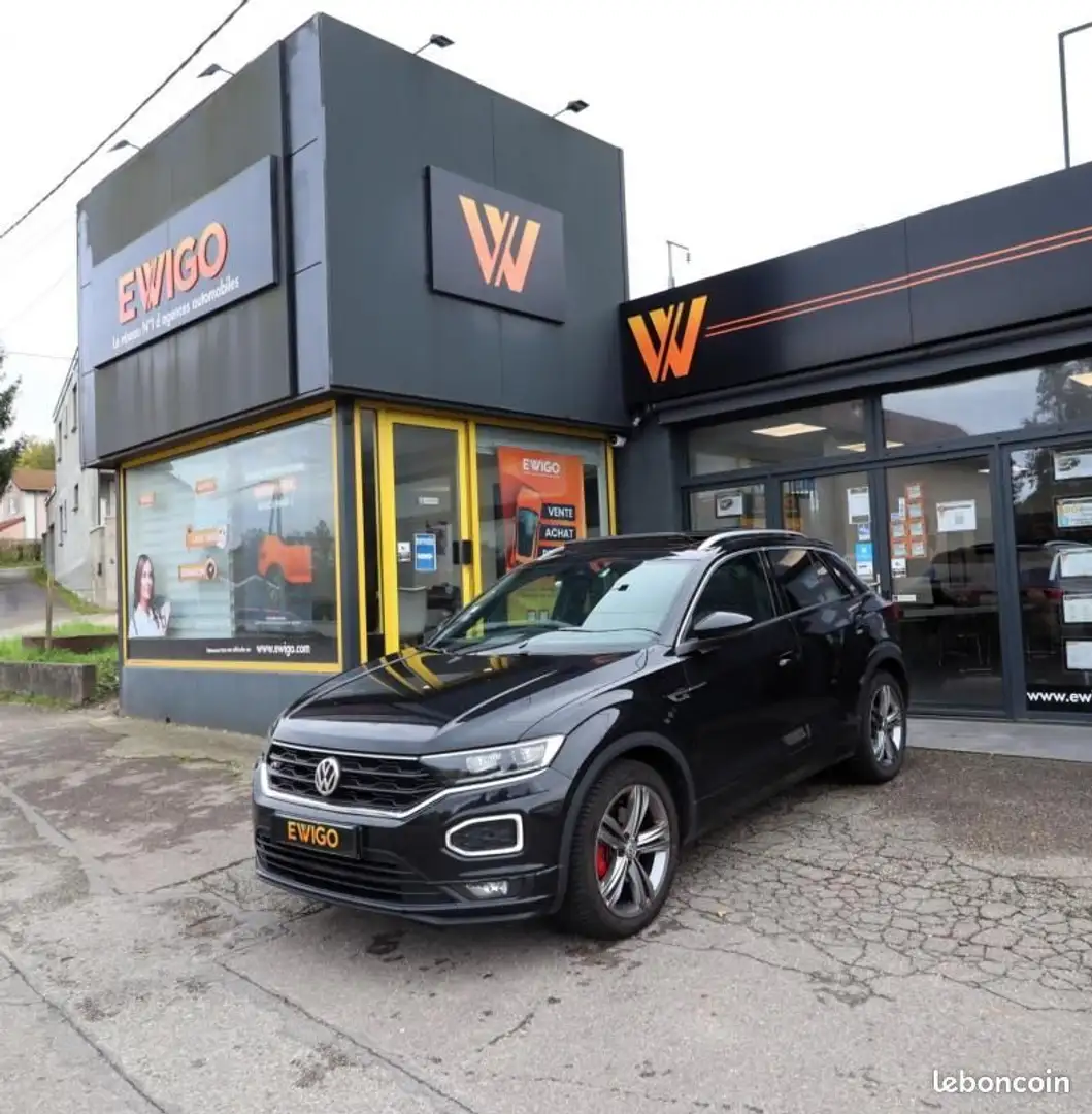Volkswagen T-Roc 1.5 TSI 150 CH EVO R-LINE DSG BVA START-STOP + CARPLAY CAMERA DE RECUL HAYON... Negro - 1