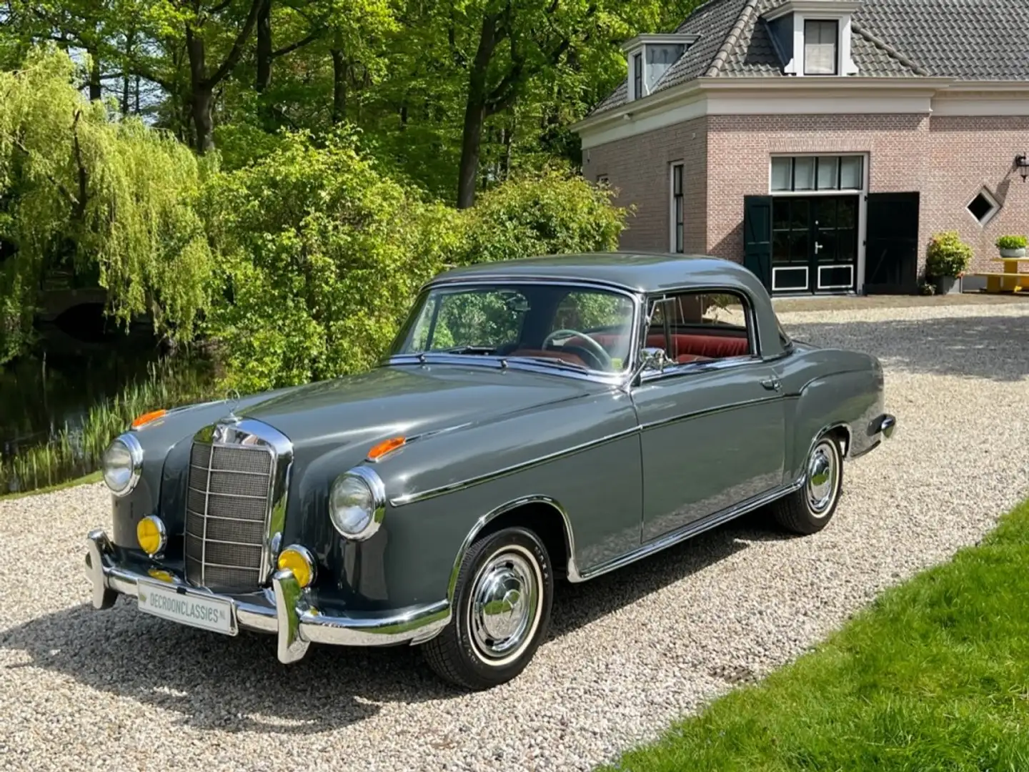 Mercedes-Benz 220 S Coupe Ponton 1958 Europese auto SCHUIFDAK #BEAUT Серый - 1