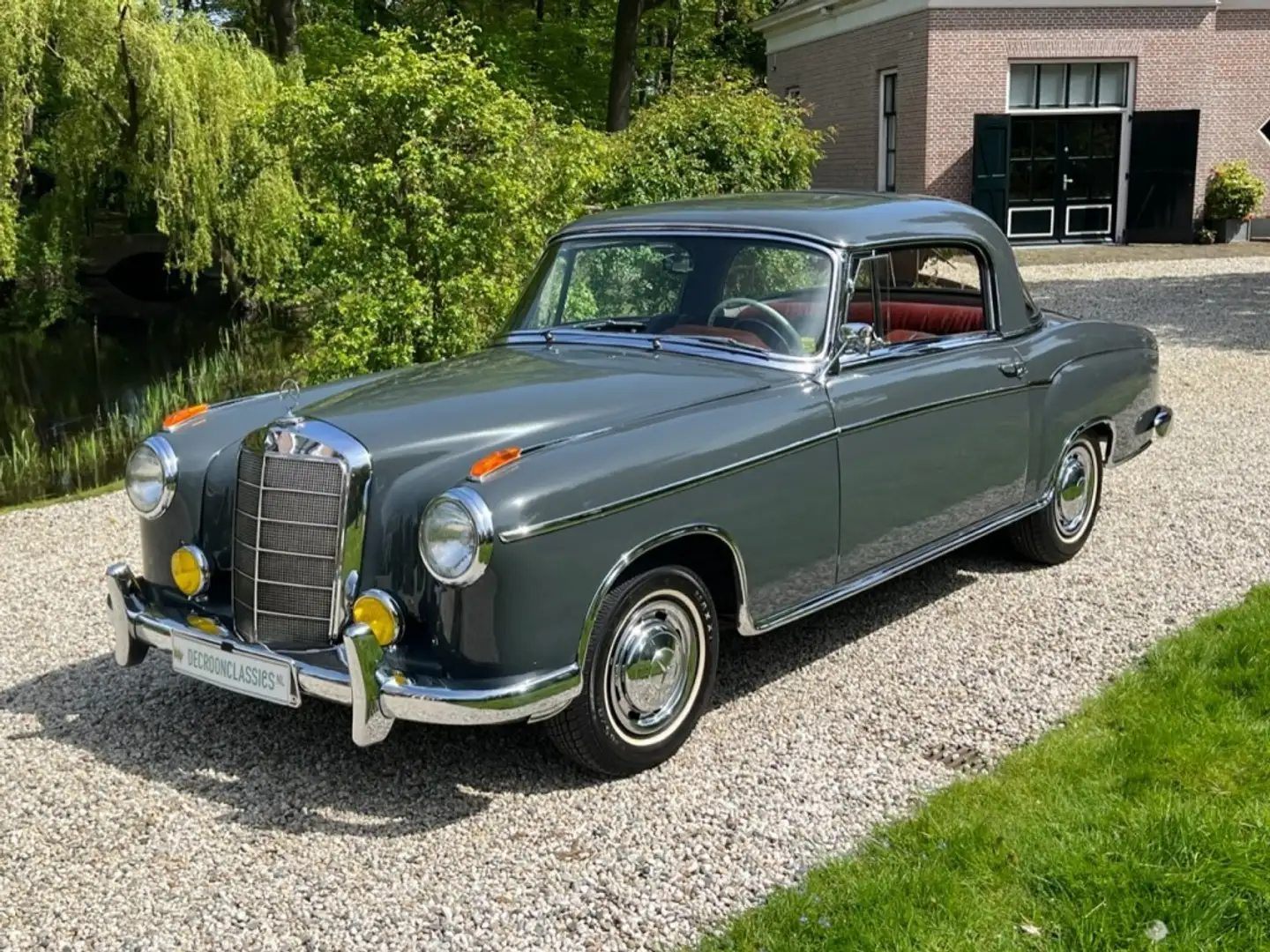 Mercedes-Benz 220 S Coupe Ponton 1958 Europese auto SCHUIFDAK #BEAUT Серый - 2