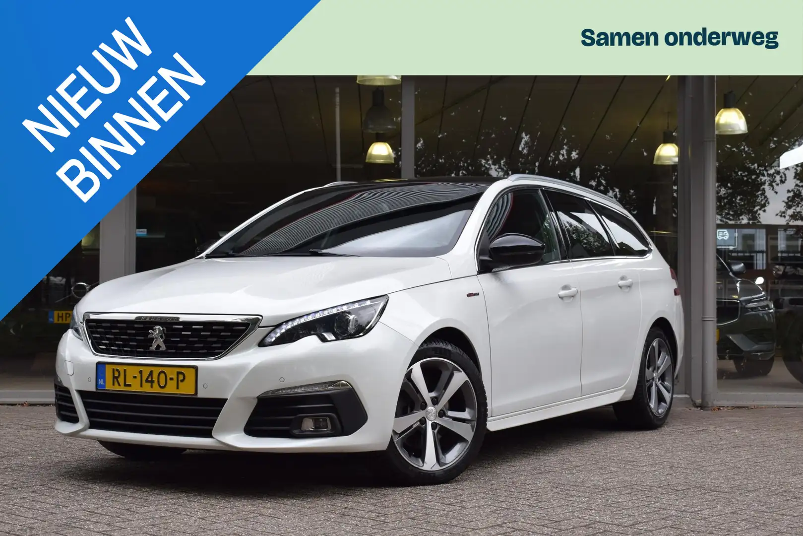 Peugeot 308 SW 2.0 BlueHDI Blue Lease GT-Line Pano/Camera/Led/ Wit - 1