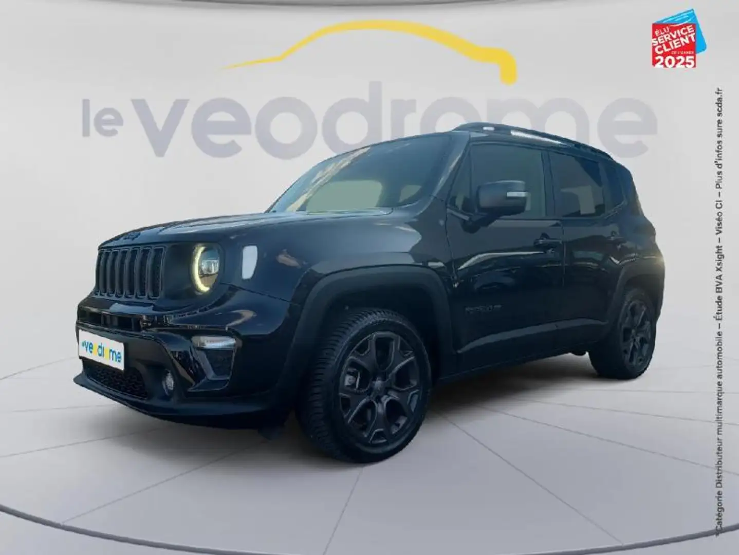 Jeep Renegade 1.3 GSE T4 190ch 4xe 80th Anniversary AT6 MY21 Sie Noir - 1