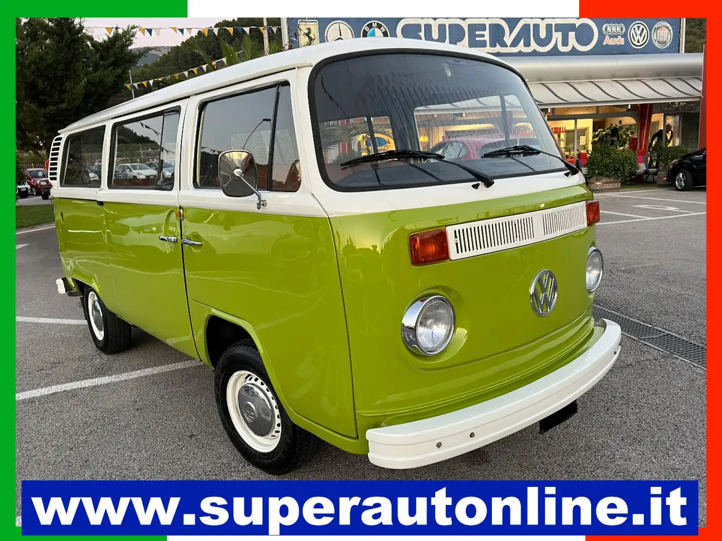 Volkswagen T2 1.6 FINESTRATO  9 POSTI Zelená - 1