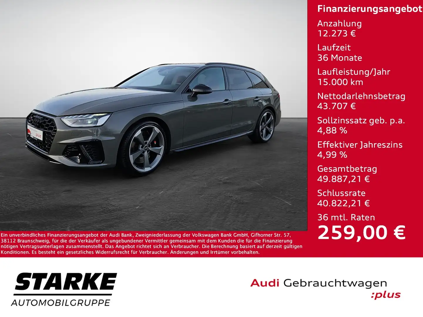 Audi S4 Avant TDI tiptronic quattro Competition Edition... Gris - 1