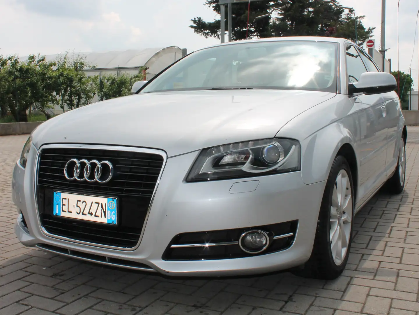 Audi A3 A3 II 2008 Sportback 2.0 tdi Attraction s-tronic Argento - 1