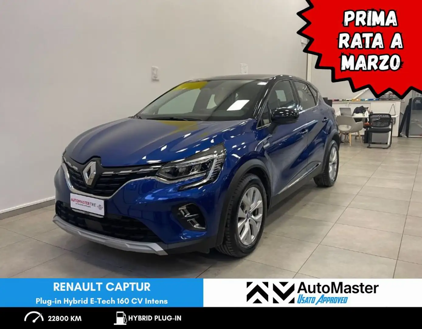 Renault Captur Captur Plug-in Hybrid E-Tech 160 CV Intens Bleu - 1