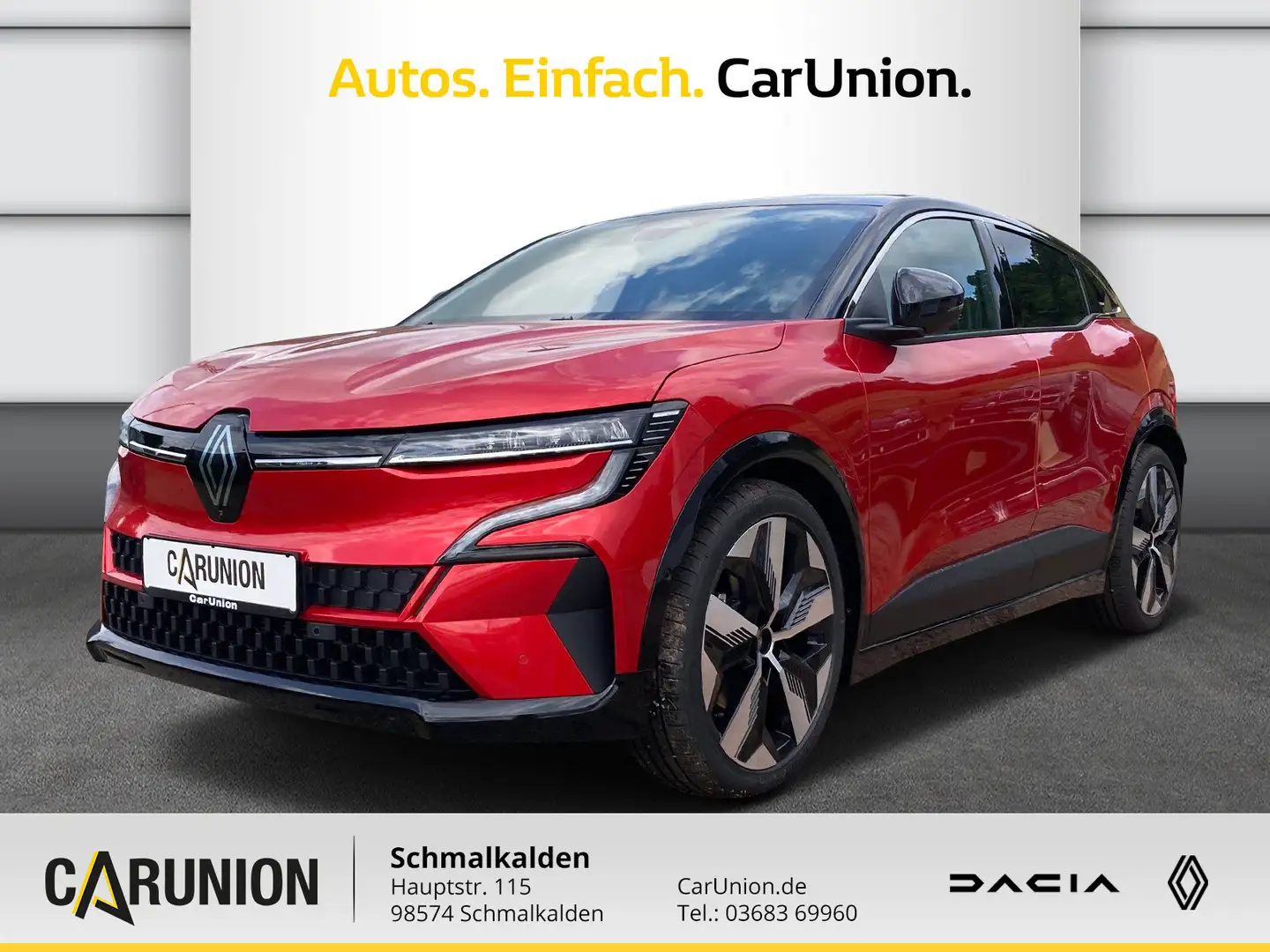 Renault Megane E-Tech 100% Elektr. EV60 220 TECHNO Rot - 1