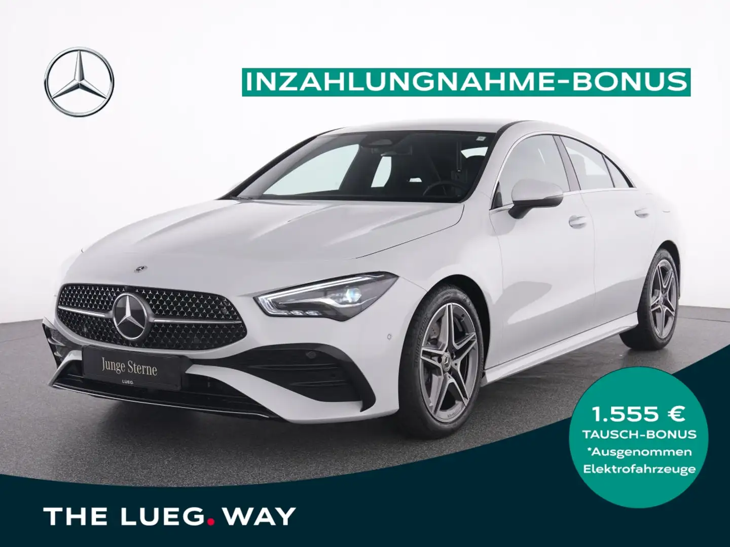 Mercedes-Benz CLA 200 AMG+MBUX+LED-HP+KeylGo+Kamera+PTS+Spuras Weiß - 1