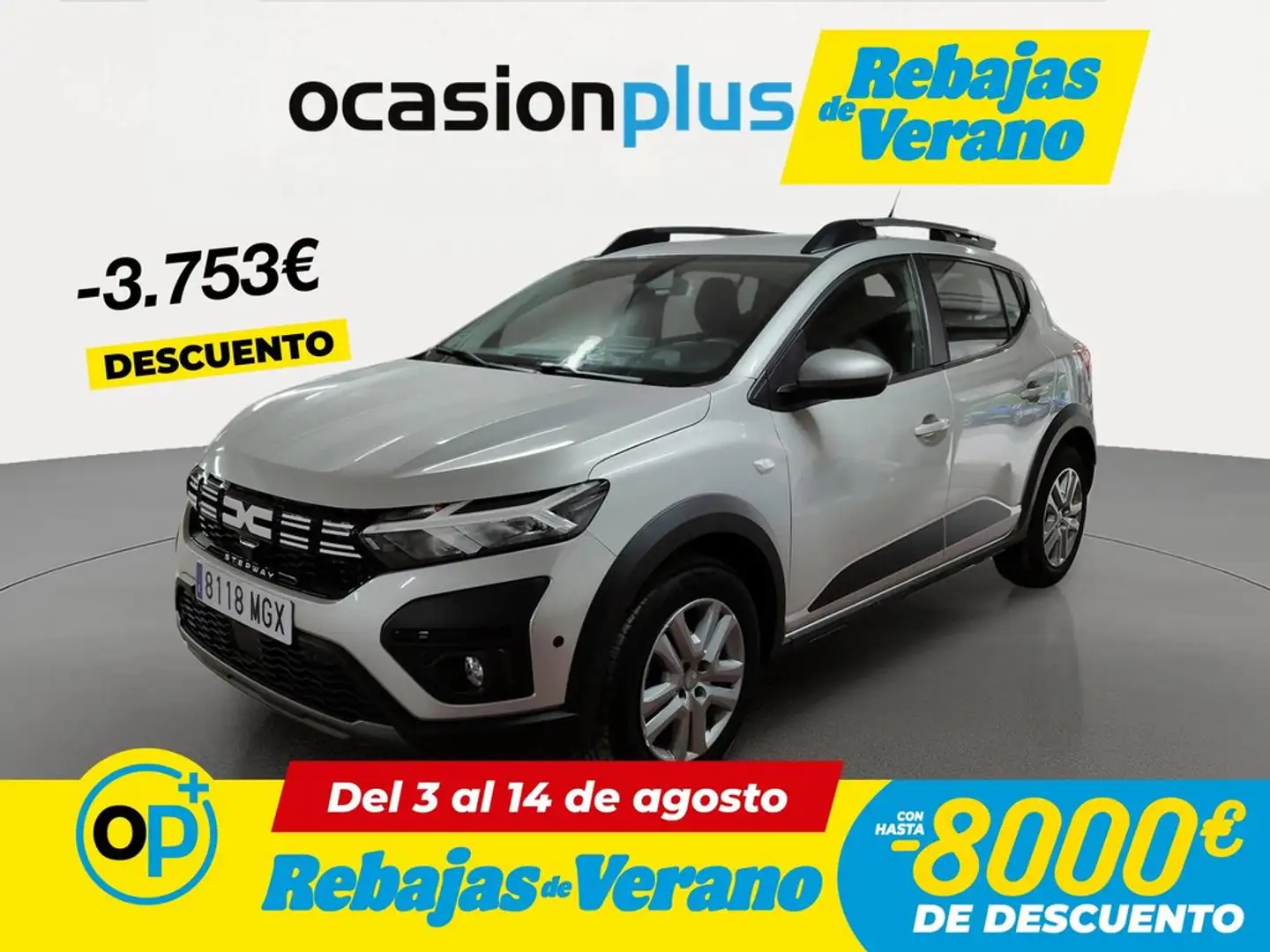 Dacia Sandero Stepway TCe Expresion CVT 67kW Gris - 1
