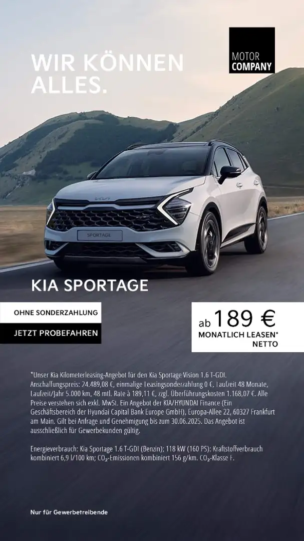 Kia Sportage 1.6 T-GDI Vision +Sonderaktion+Navi+R.Ka Weiß - 2