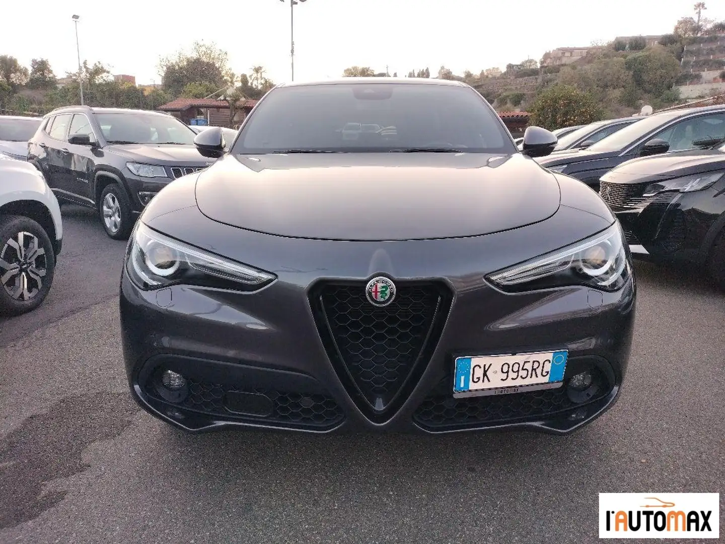 Alfa Romeo Stelvio 2.2 t Sprint rwd 160cv Automatica Grigio - 2