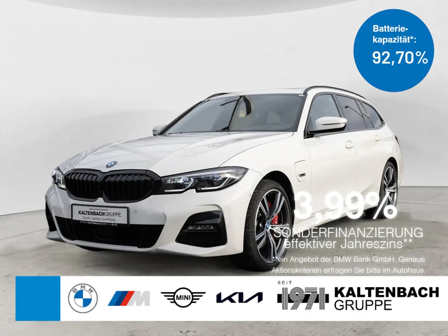 BMW 330 e Touring xDrive M-Sport Pro PANO AHK HUD Weiß - 1