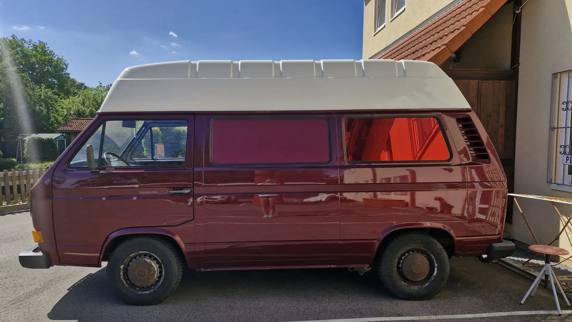 Volkswagen Bus T3 Rojo - 1