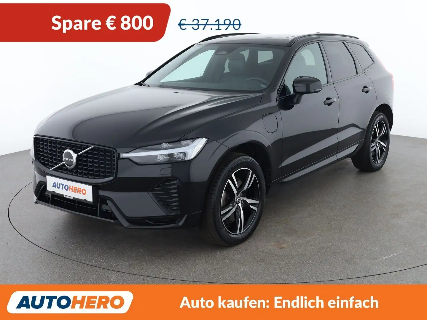 Volvo XC60 2.0 T6 Recharge Plug-in Hybrid R Design AWD Schwarz - 1
