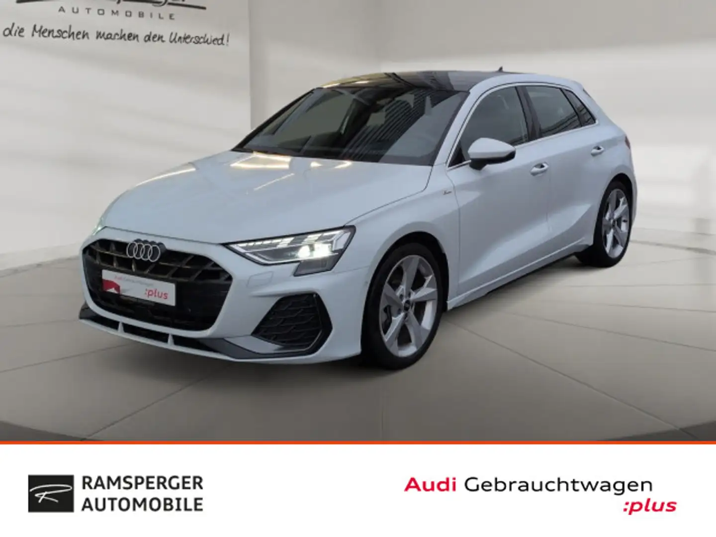 Audi A3 S line 35 TFSI Matrix ACC Pano Weiß - 1