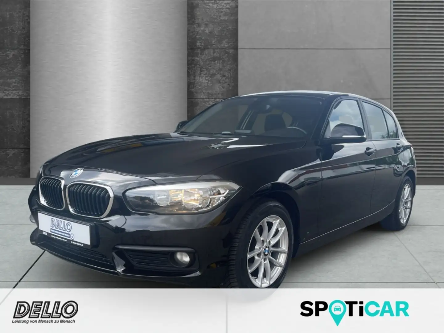 BMW 118 i Advantage Audio-Navi Business Sithzg. V-Speichen Schwarz - 1